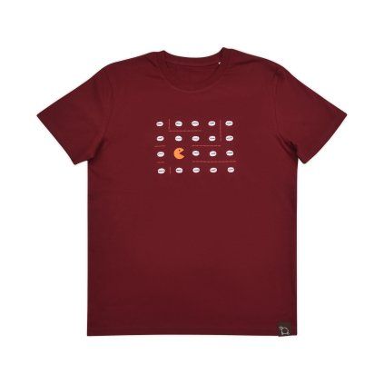 coffee sheep tshirt kavozrut burgundy