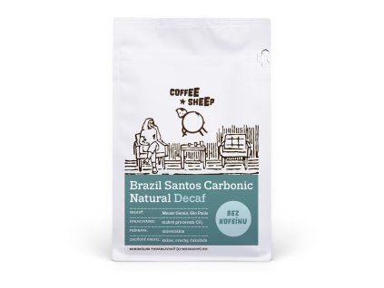 coffee sheep kava brazil santos carbonic natural decaf 250g a