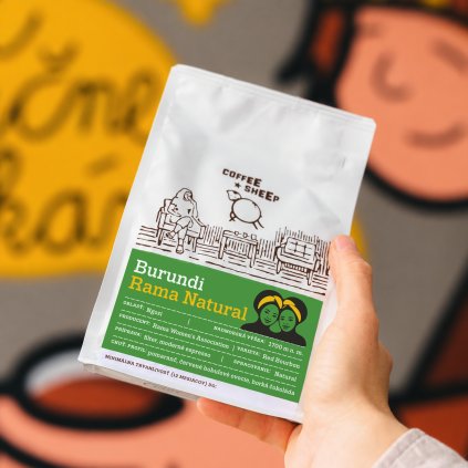 coffee sheep kava burundi rama natural 250g v ruke